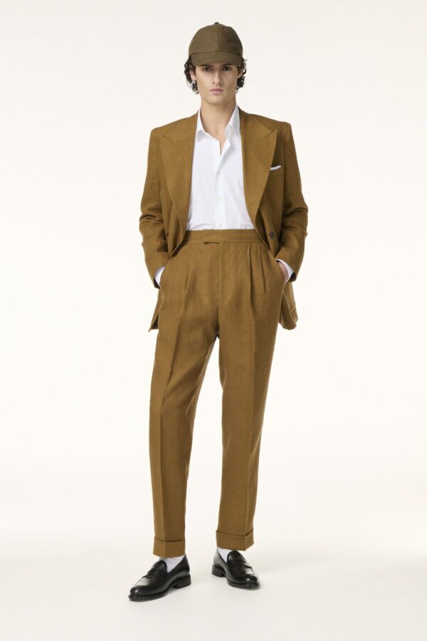 tobacco brown linen suit Laundered – Original Fibres this textured suit does wedding attire A Brief Overview of Tobacco