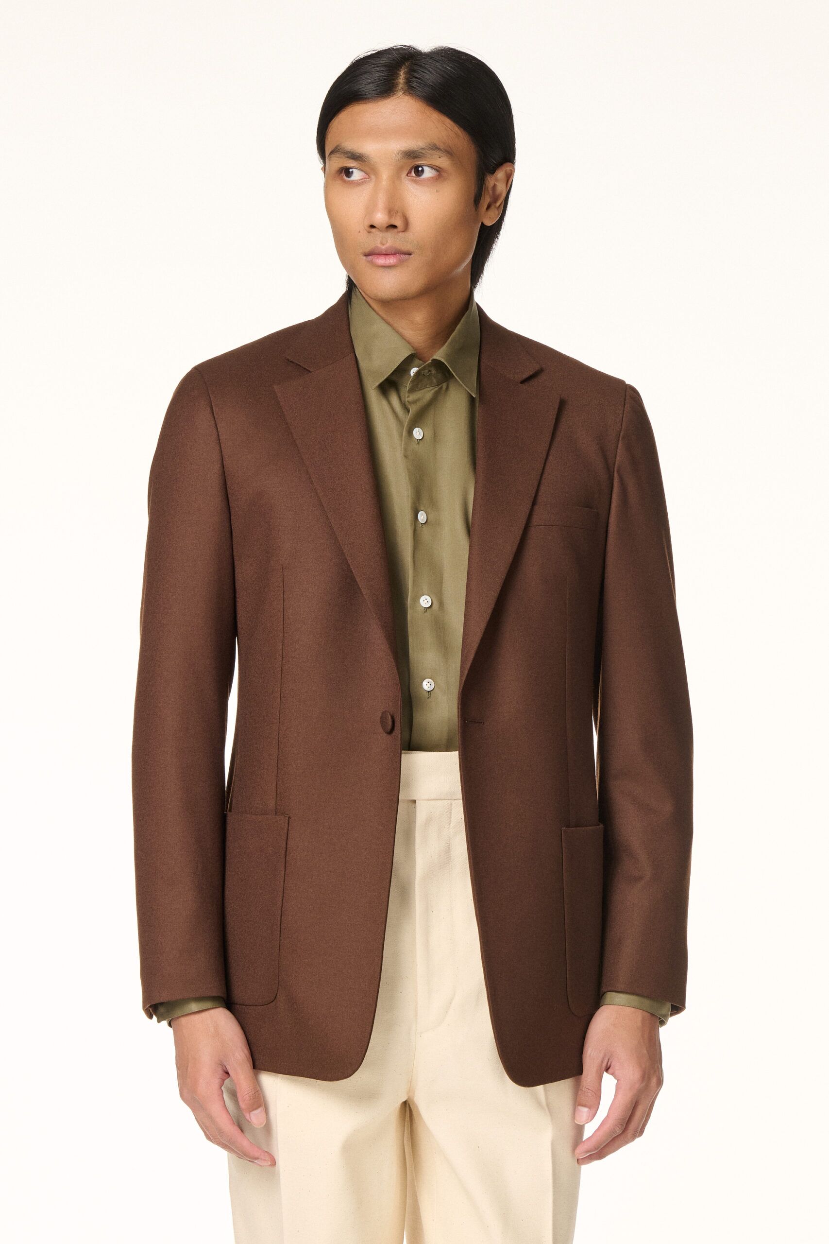 Chemise Tencel Kaki