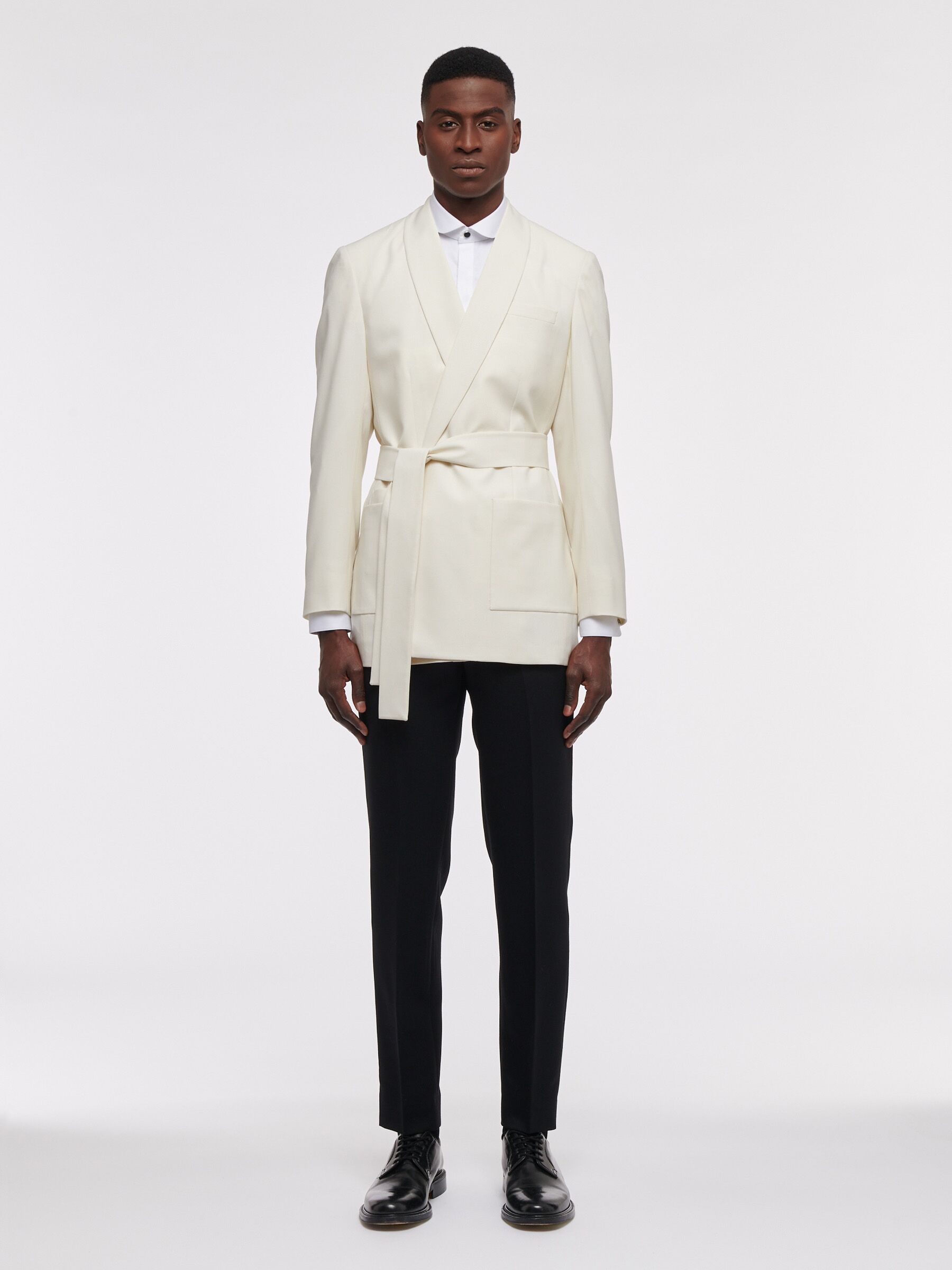 VESTE PEIGNOIR OFF-WHITE