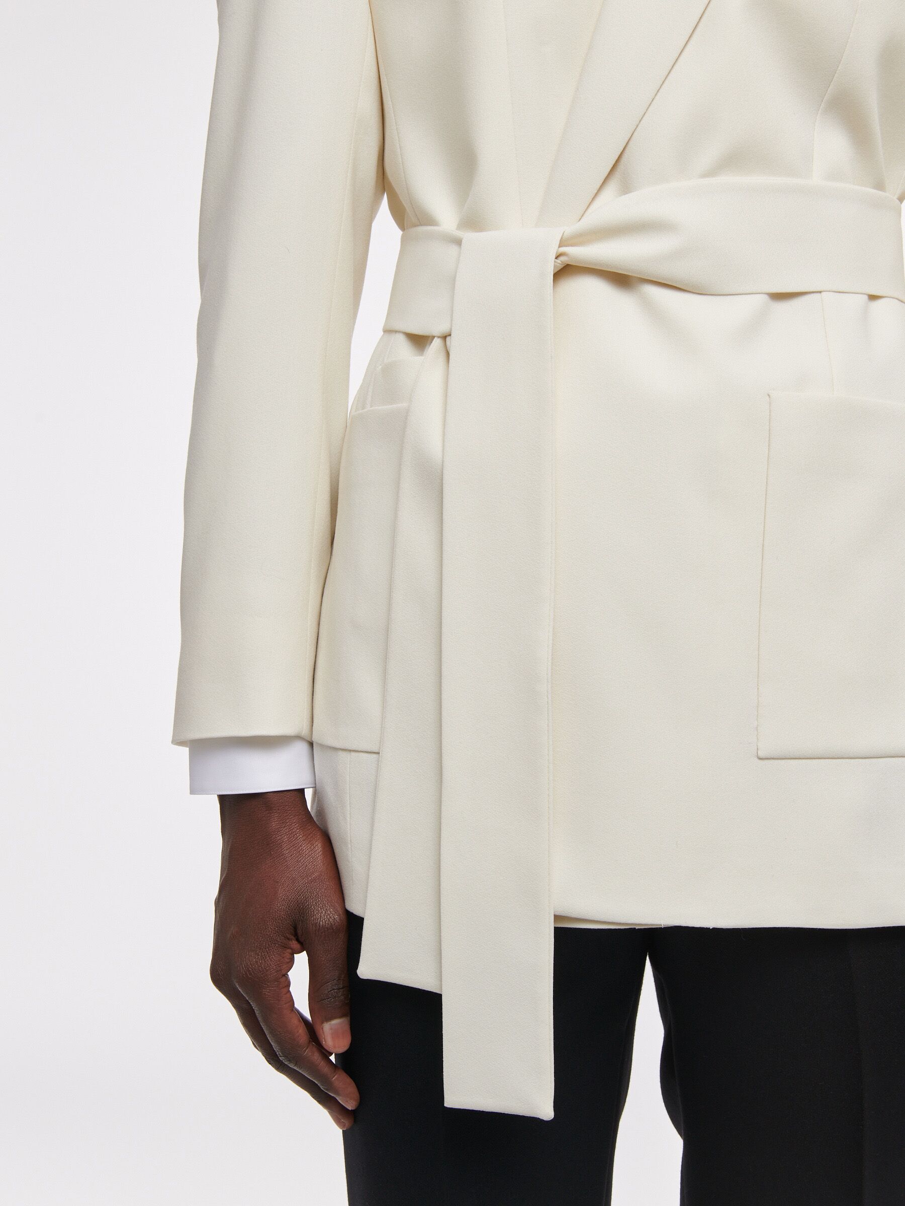 VESTE PEIGNOIR OFF-WHITE