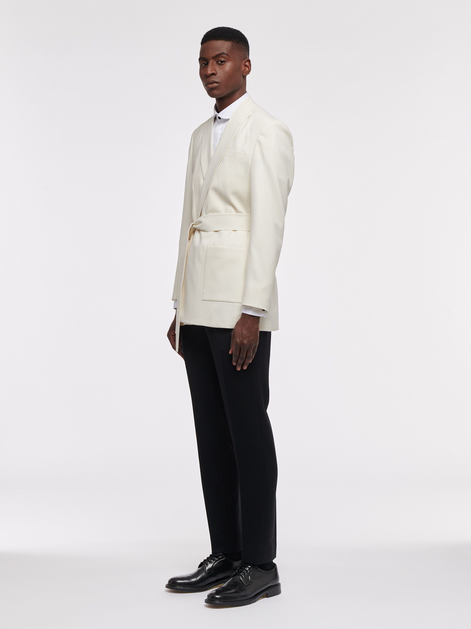 VESTE PEIGNOIR OFF-WHITE