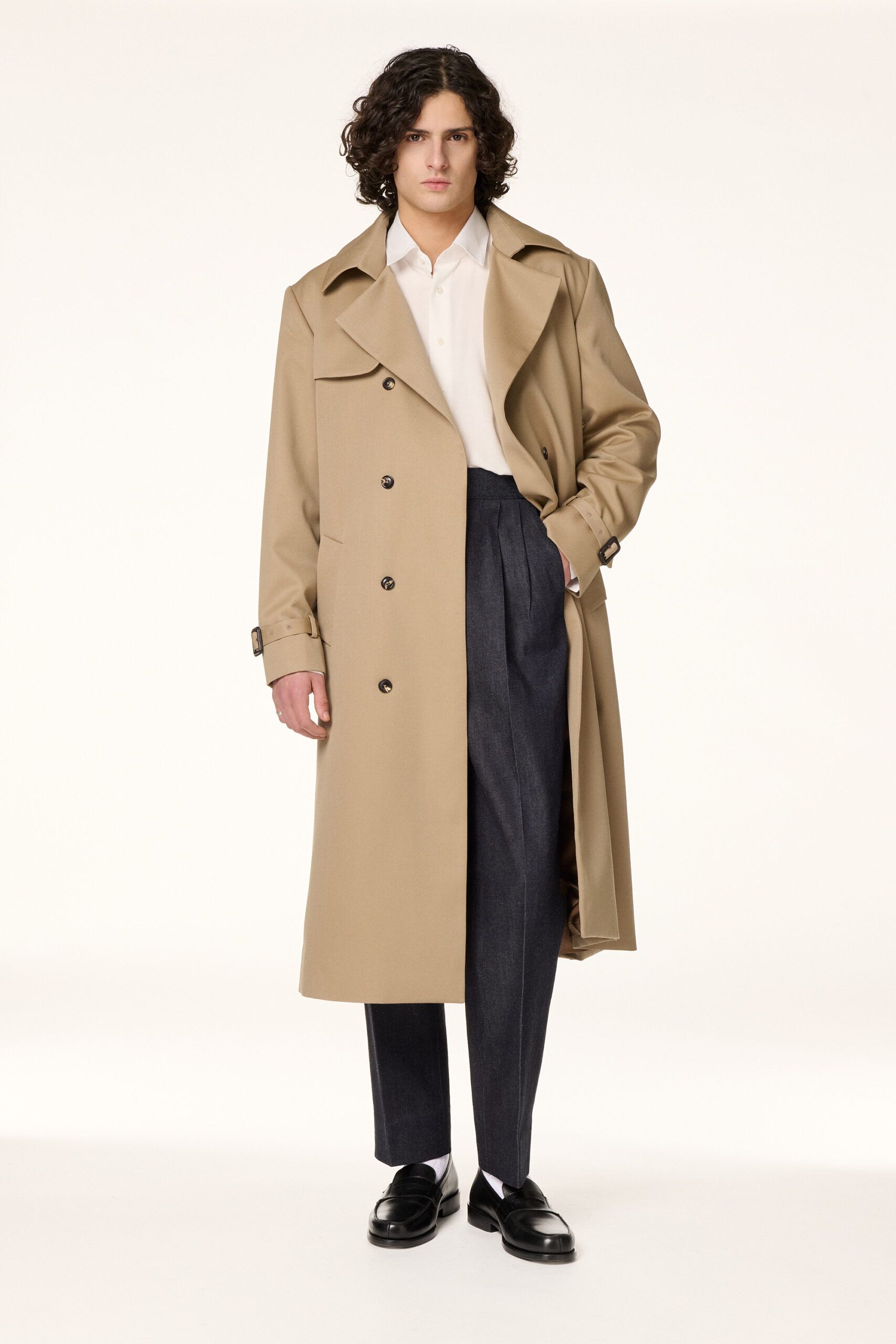 Trench Gabardine Camel