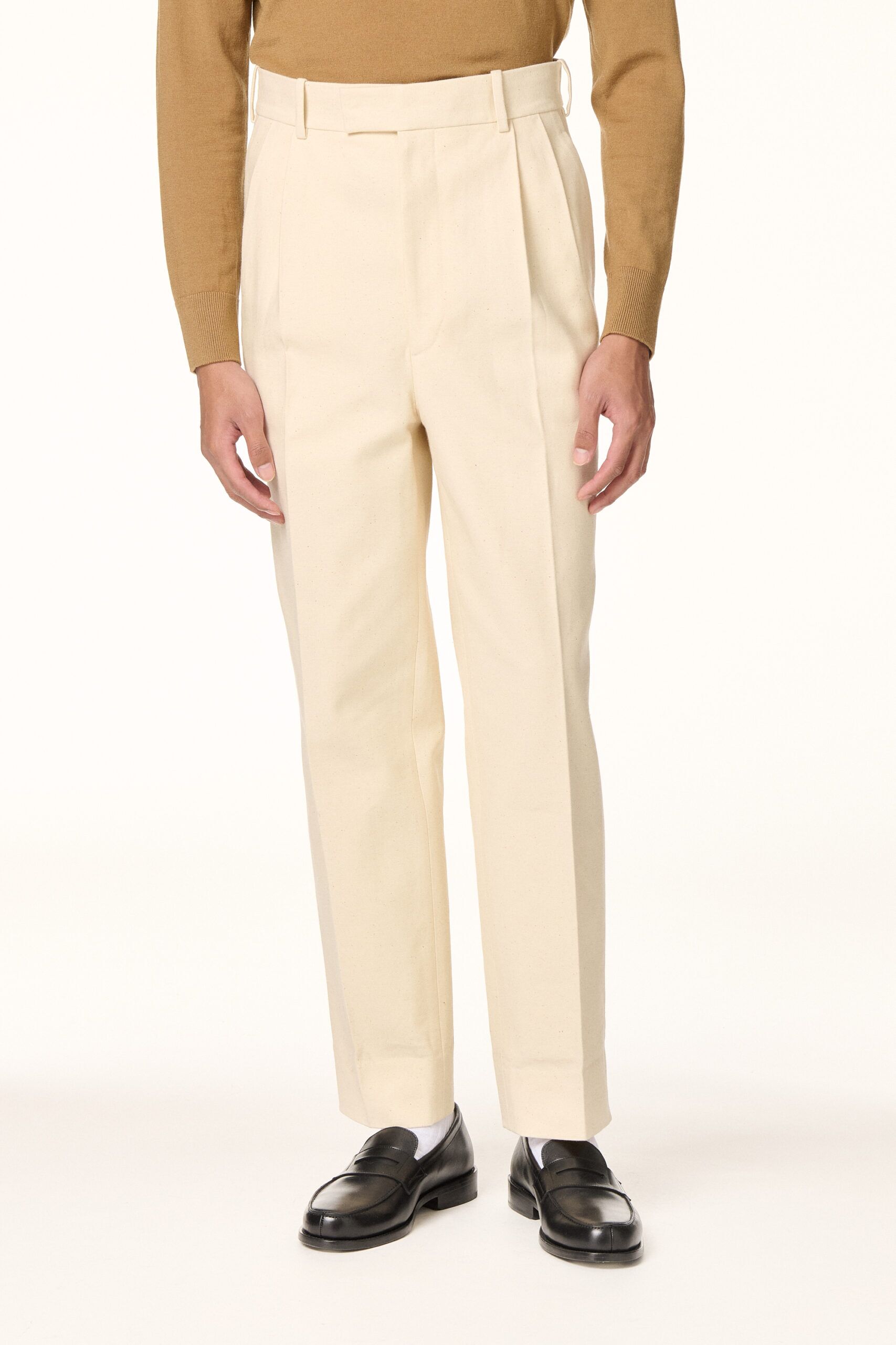 Pantalon Denim Blanc Cassé Japonais | Rives Paris ©