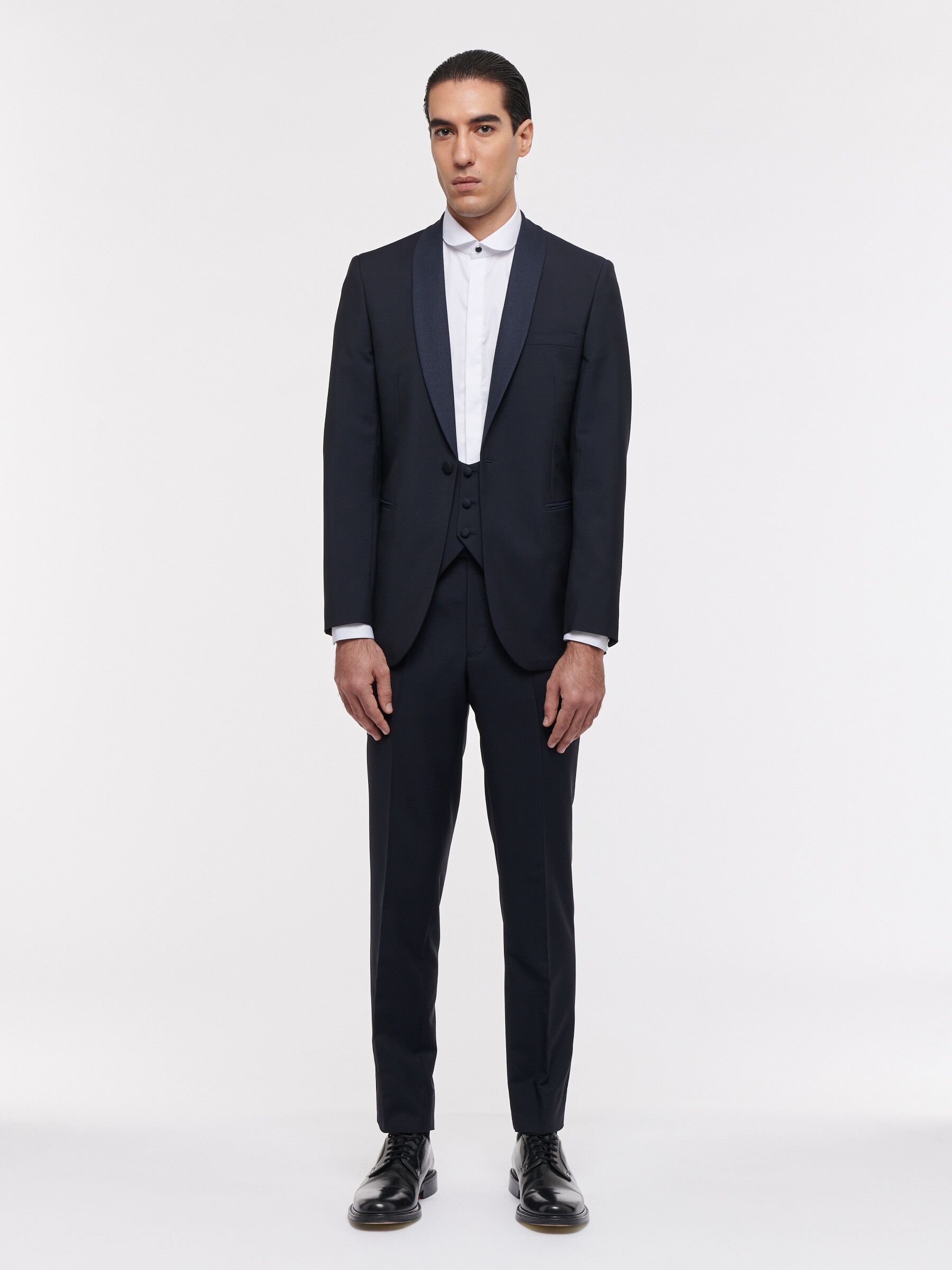 MIDNIGHT BLUE TUXEDO JACKET