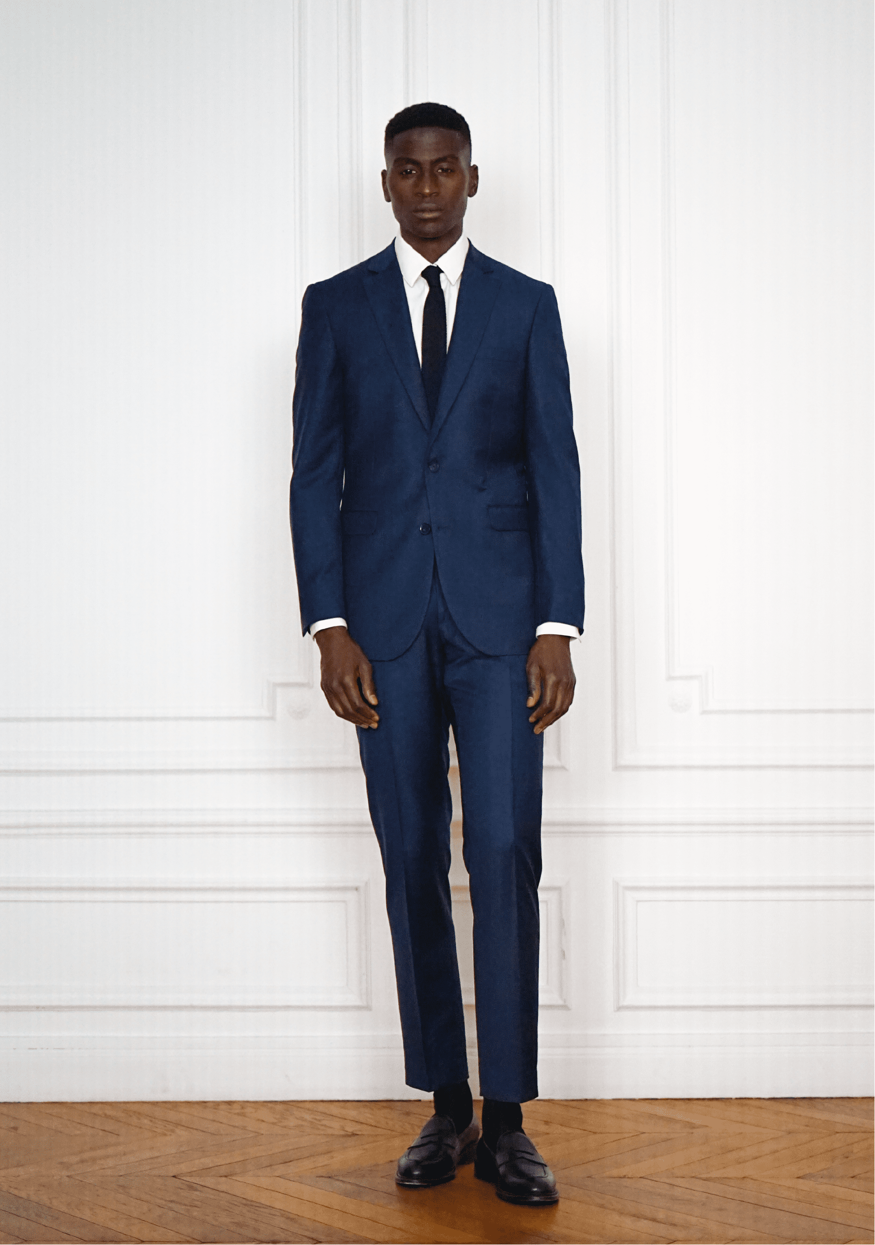 Tailor-Made Navy Blue Suit - 2 Piece Suit | Rives Paris ©