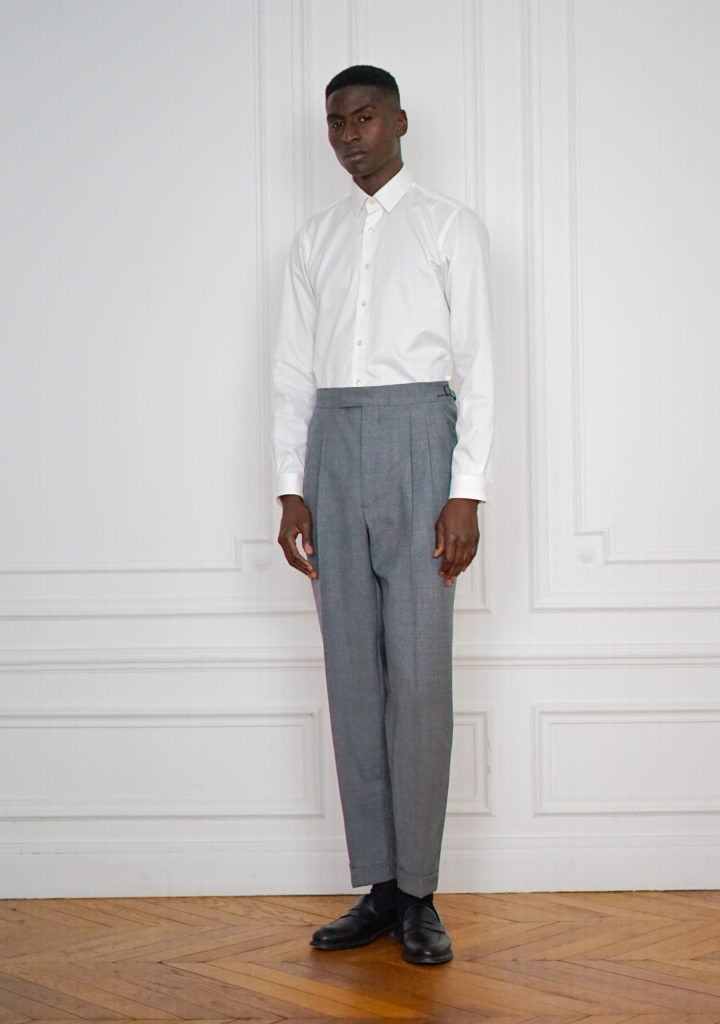 Chemise sur mesure à Paris Business Blanche | Rives Paris ©