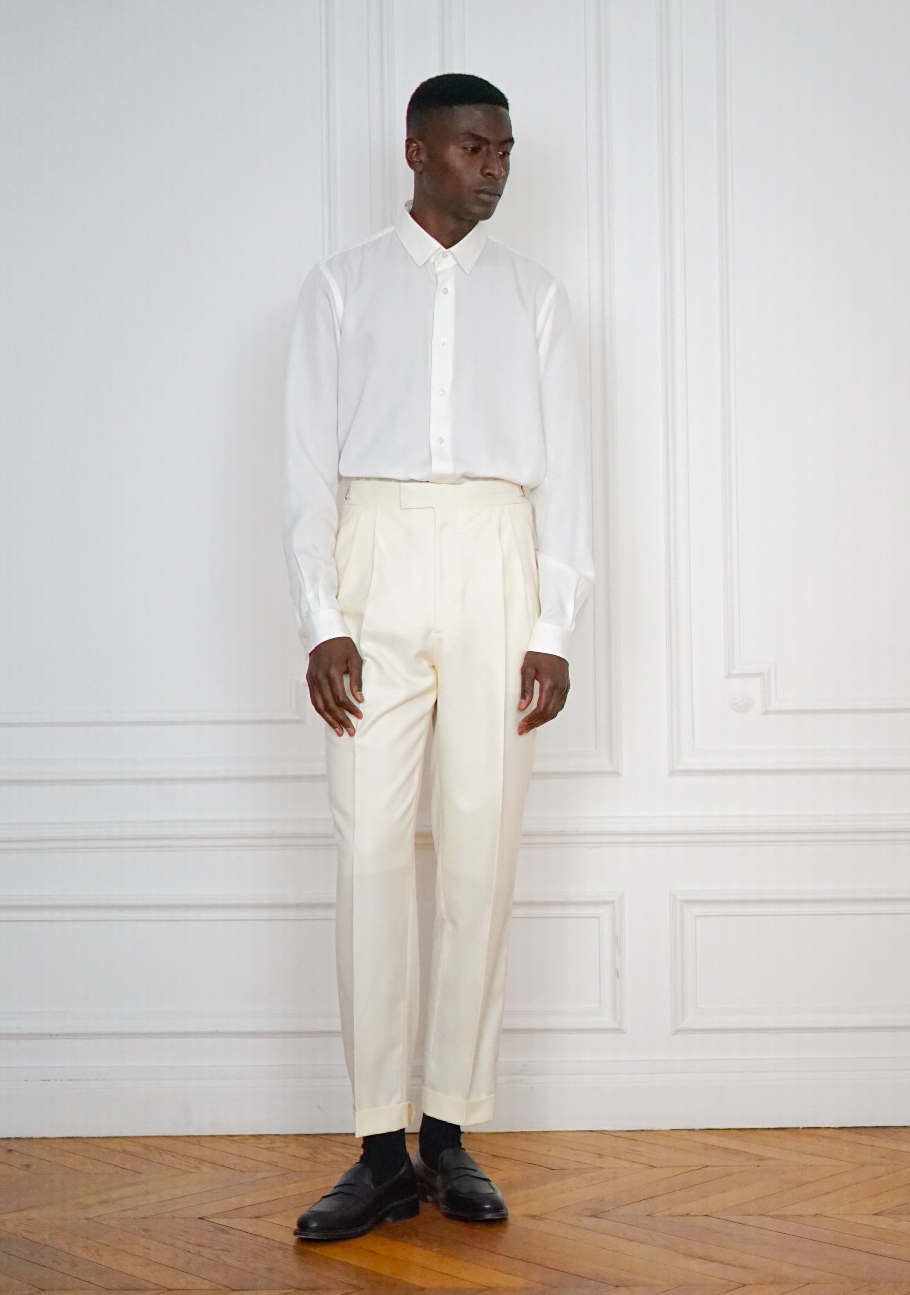 Chemise Large Sur-Mesure Off-White | Rives Paris ©