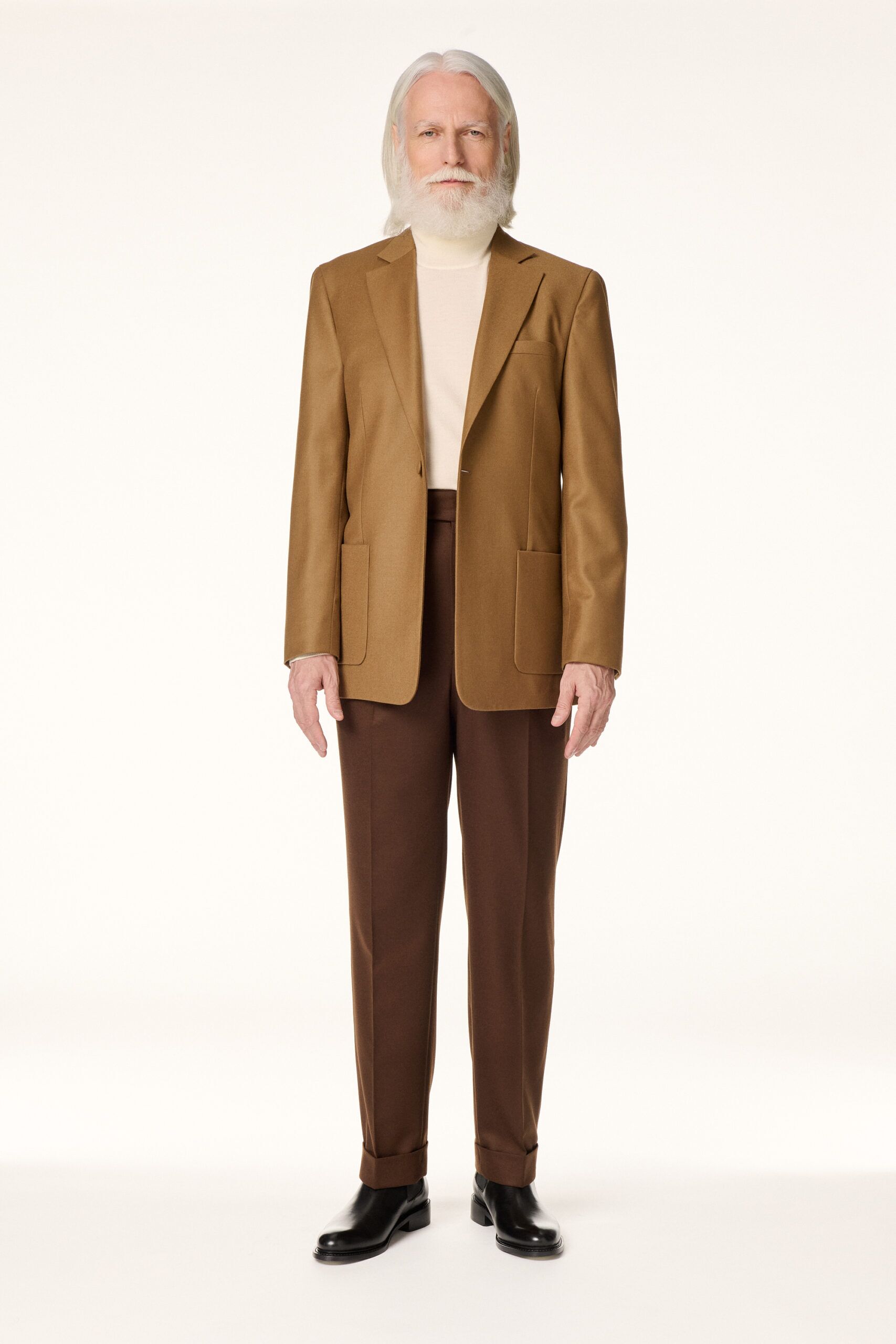 Veste Cachemire & Laine Camel