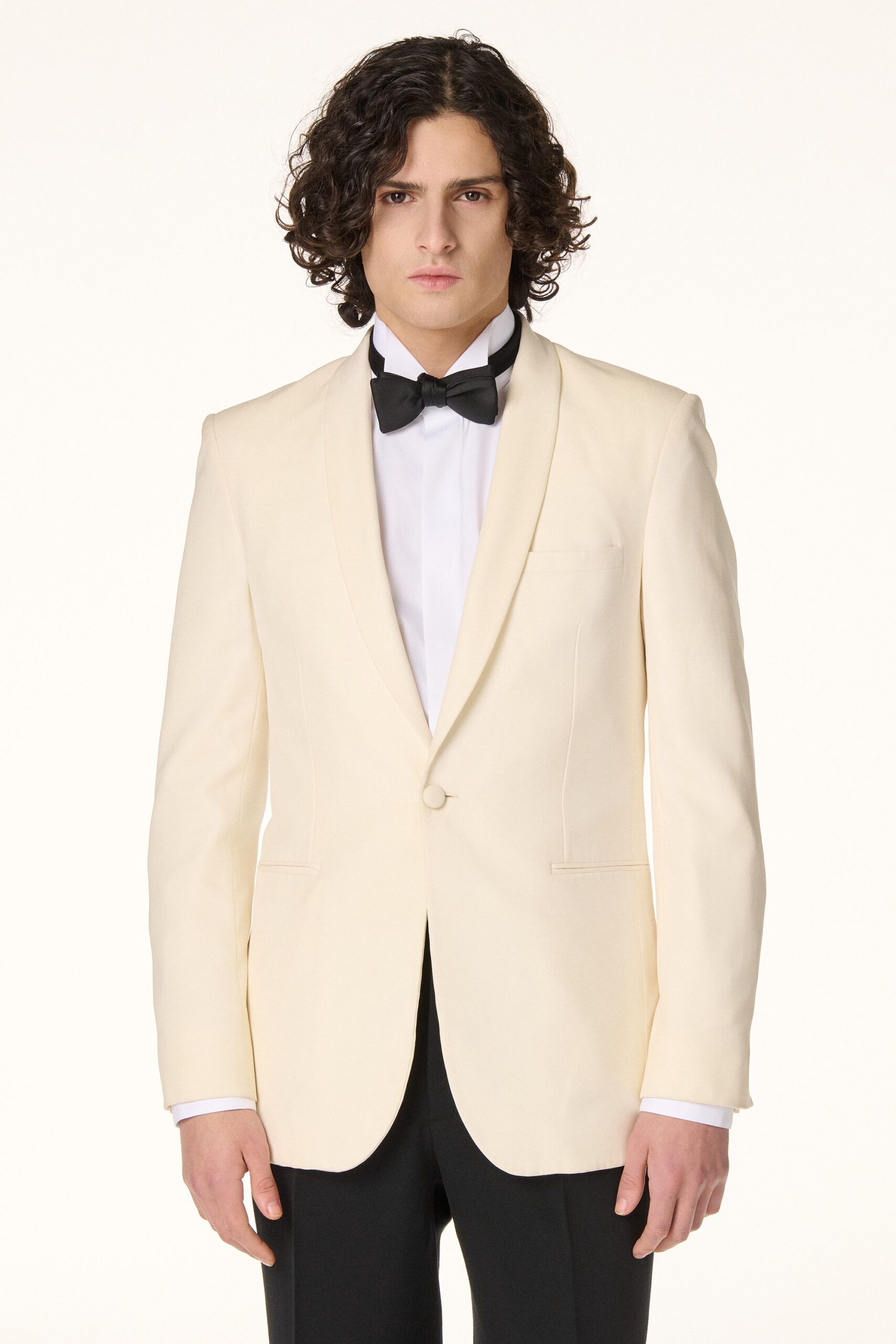 Veste de Smoking Blanc Cassé