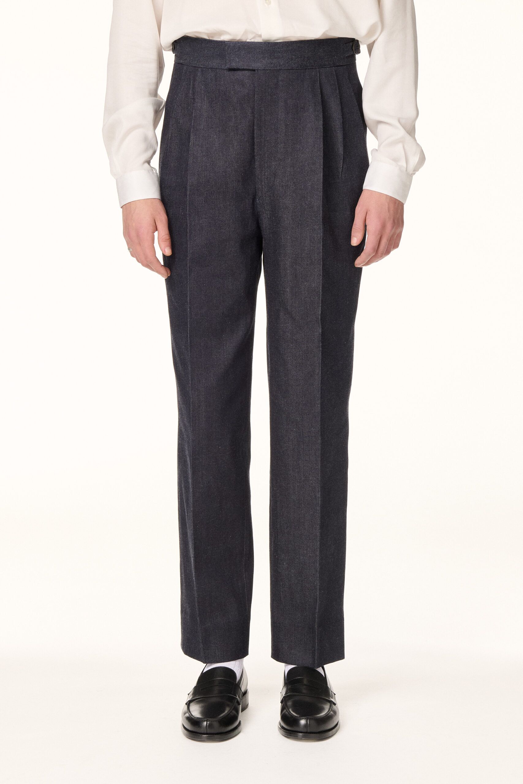 RAW DENIM TROUSERS