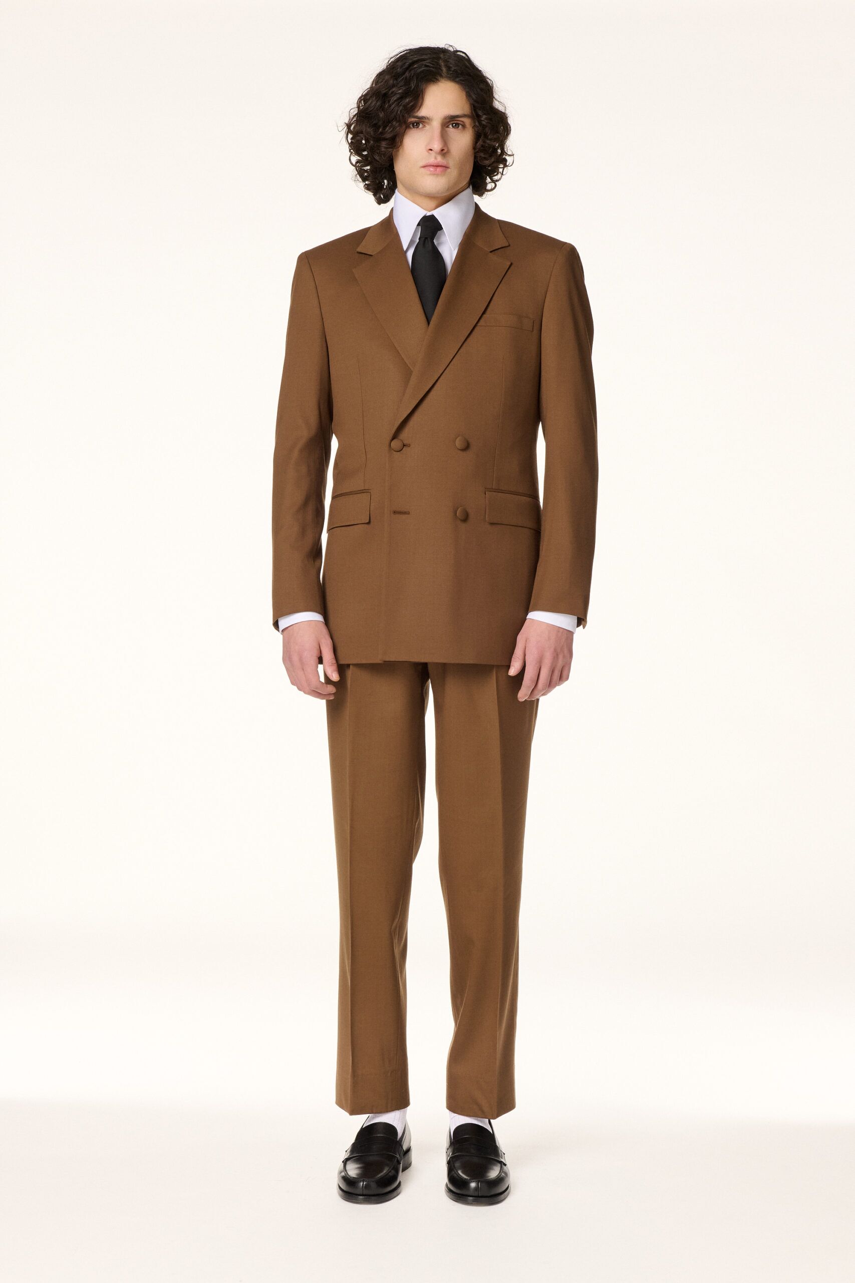 Costume Croisé Chocolat