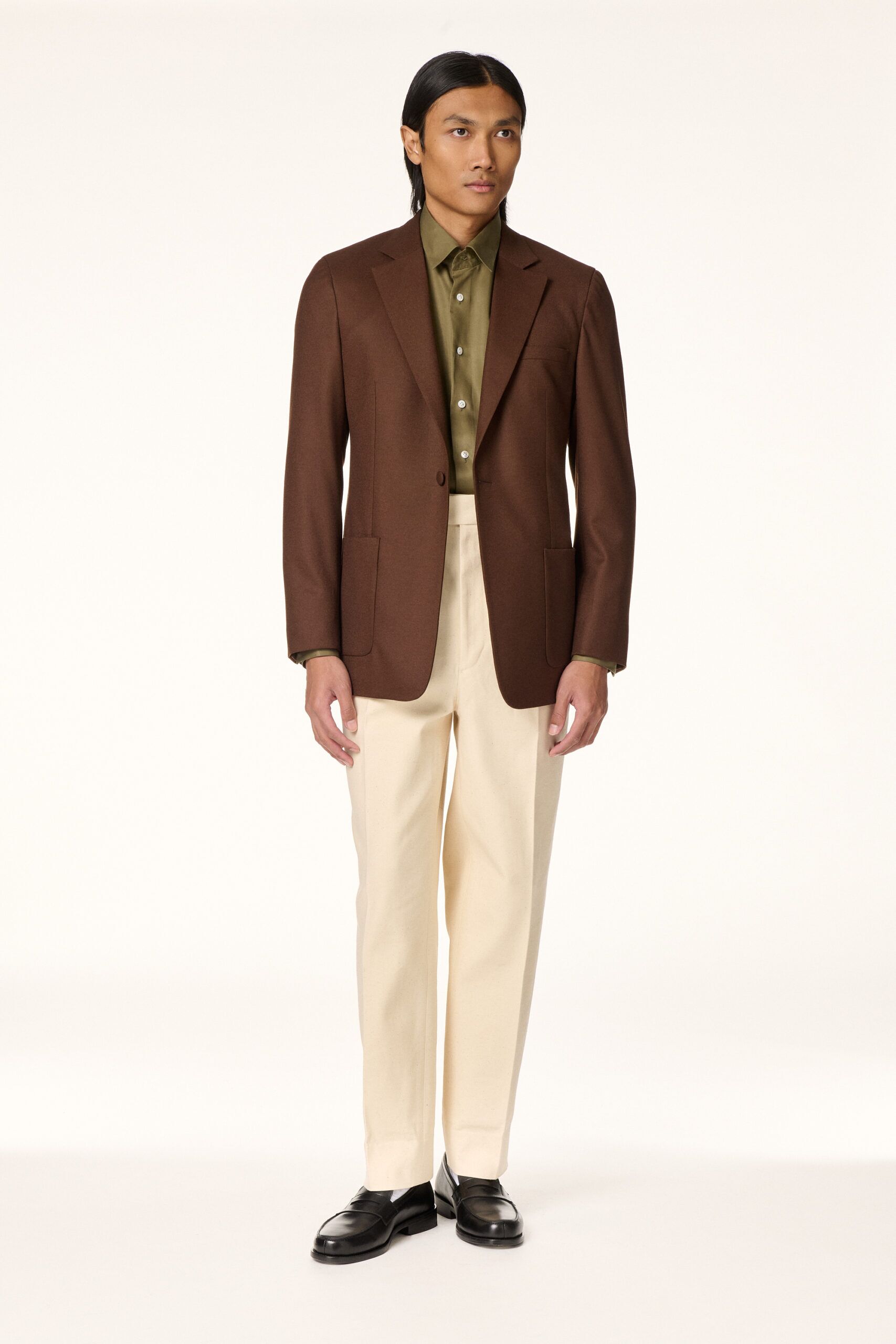 Chemise Tencel Kaki