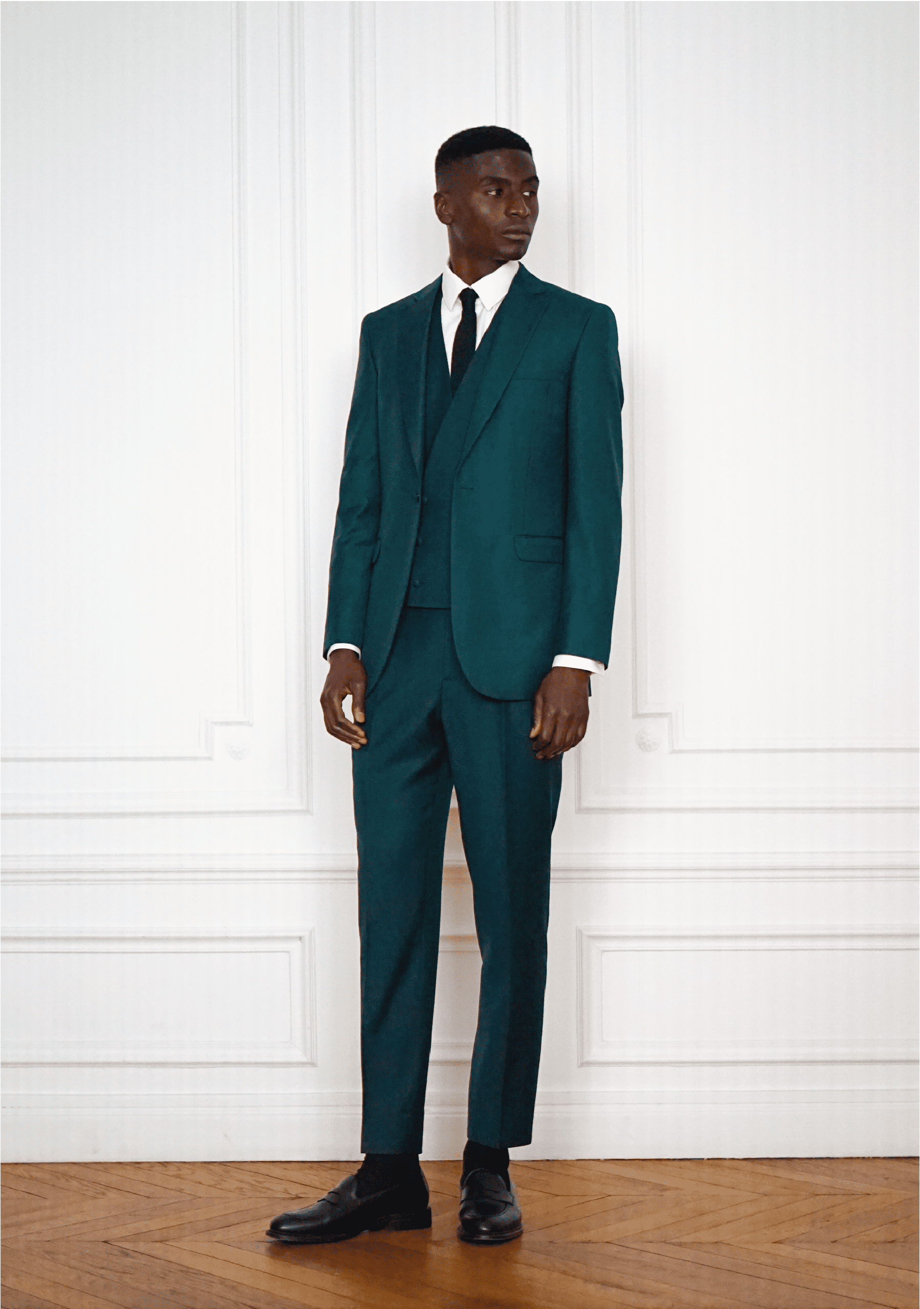 3 Piece Tailor-made Green Suit - 3 Piece Suit | Rives Paris ©