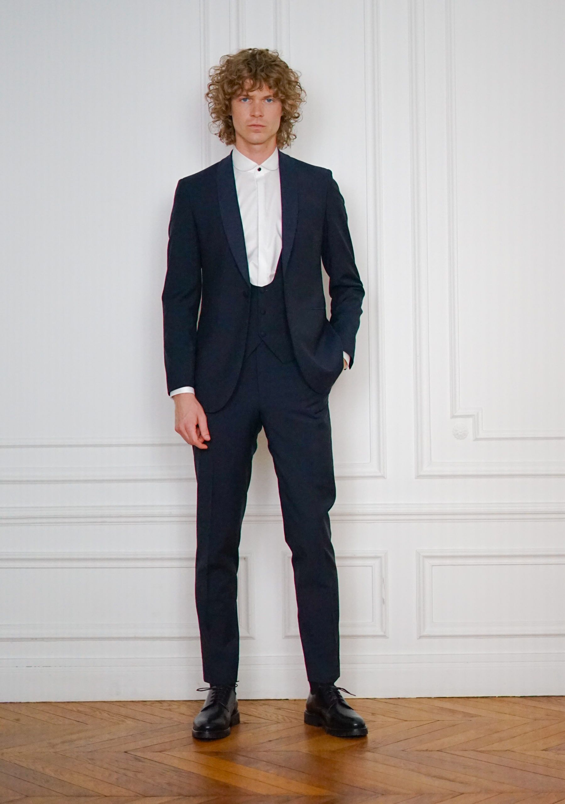 Tailor-made Waistcoat Midnight Blue - Waistcoat Tuxedo | Rives Paris ©