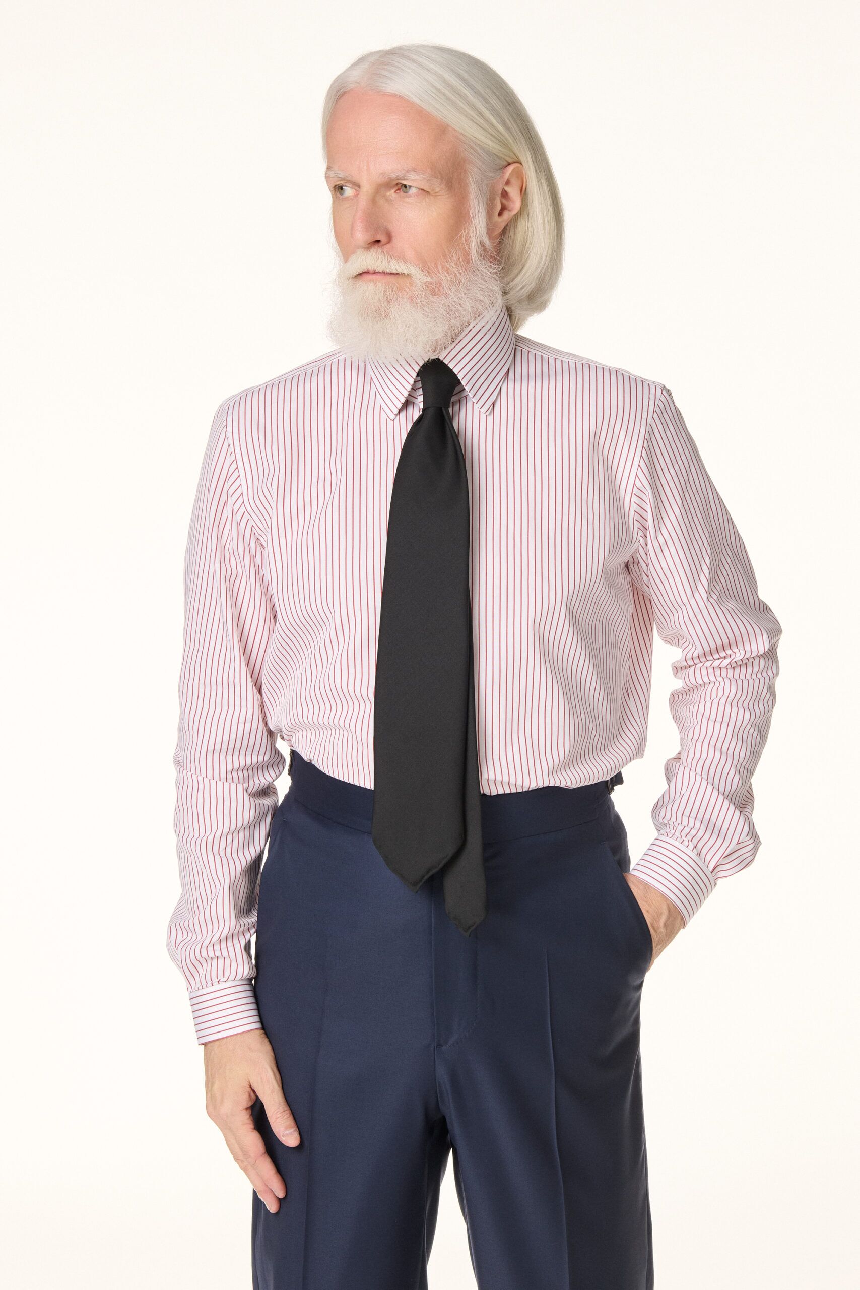 Chemise business à rayures