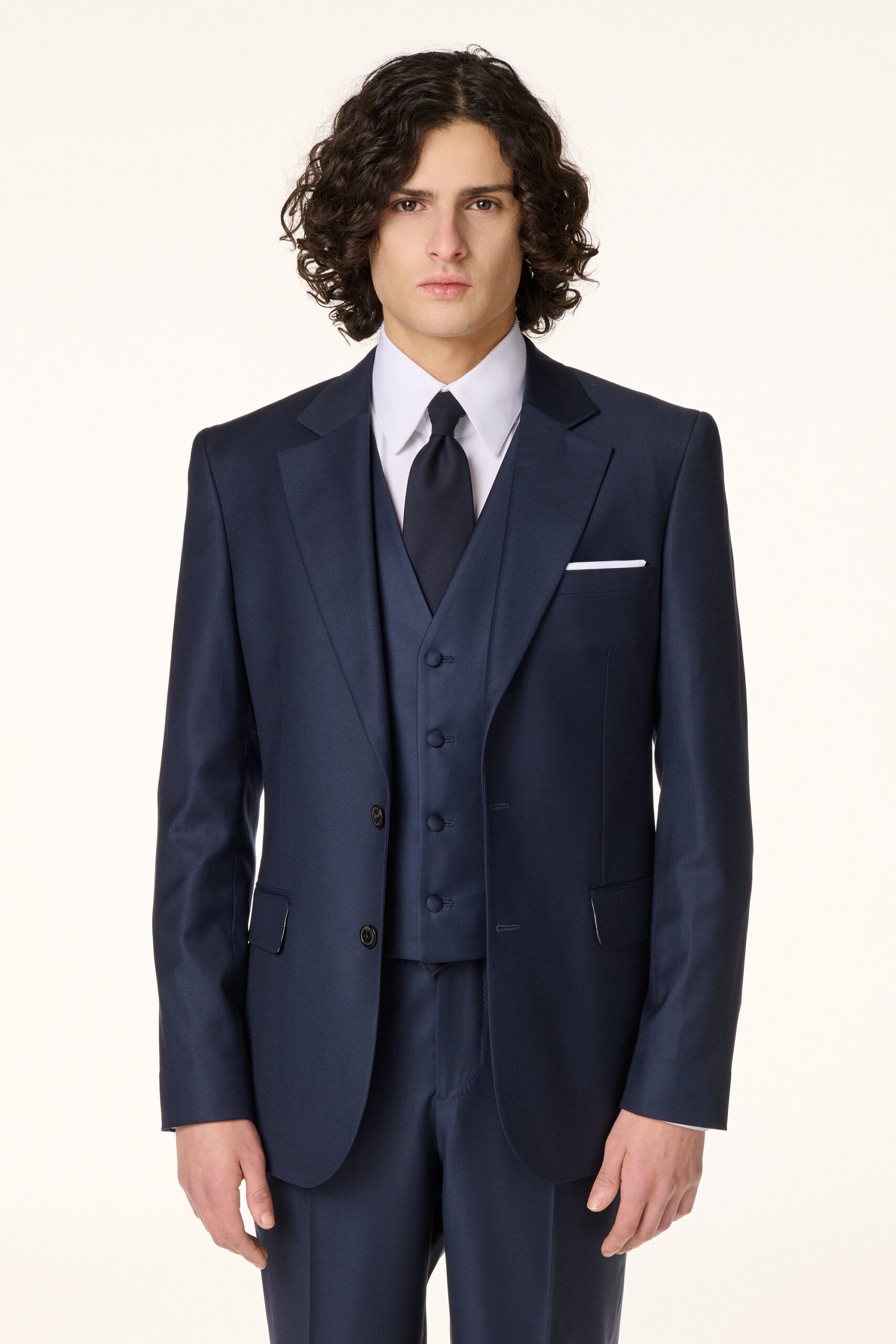 Costume 3 pièces bleu marine